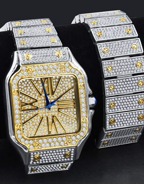 Load image into Gallery viewer, PRODIGIOUS STAINLESS STEEL CRYSTAL WATCH SET | 5307442
