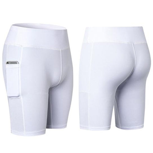 Load image into Gallery viewer, All Seasons Yoga Shorts Stretchable With Phone Pocket
