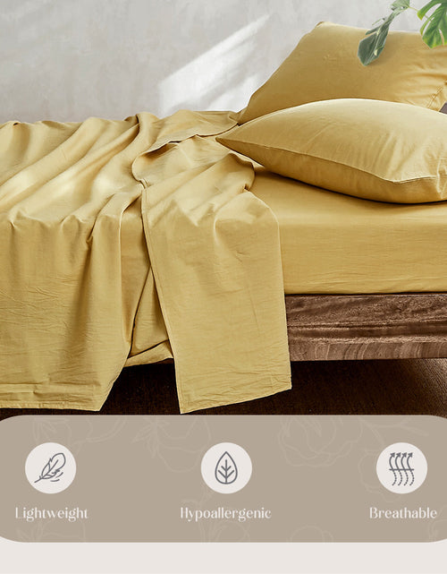 Load image into Gallery viewer, Cosy Club Sheet Set Bed Sheets Set Double Flat Cover Pillow Case
