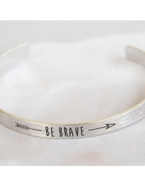 Load image into Gallery viewer, Fashion Stainless Steel Inspirational Be Brave
