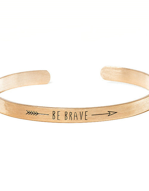 Load image into Gallery viewer, Fashion Stainless Steel Inspirational Be Brave
