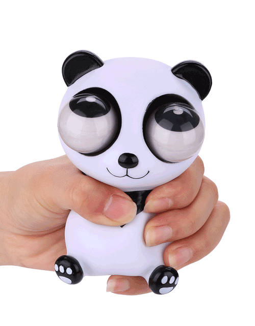 Load image into Gallery viewer, Kawaii Panda Pop Out eye squishy slow rising
