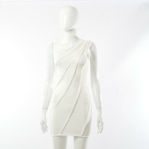 Load image into Gallery viewer, Elegant One Shoulder Women&#39;s Mini Dress
