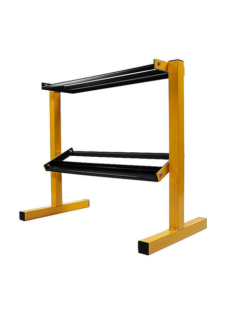 Load image into Gallery viewer, 2 Tier Dumbbell Rack for Dumbbell Weights Storage
