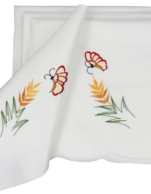 Load image into Gallery viewer, XD02010 Elegant Embroidered Napkins, 21&quot;x21&quot;, Set of 4

