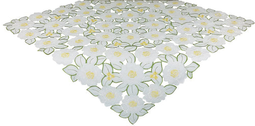Load image into Gallery viewer, XD12057 Dainty Flowers Table Topper,36&quot;X36&quot;
