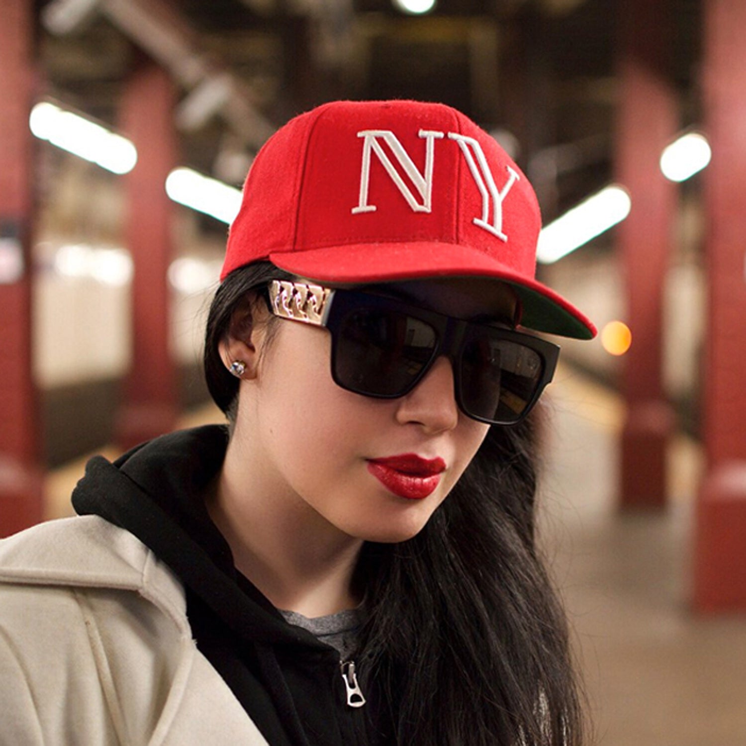 Jase New York Cache Sunglasses in Matte Black