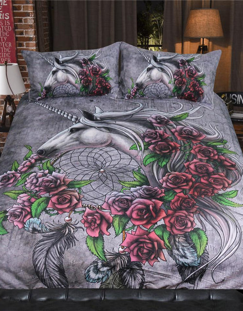 Load image into Gallery viewer, Unicorn Dreamcatcher Bedsheet Color by
