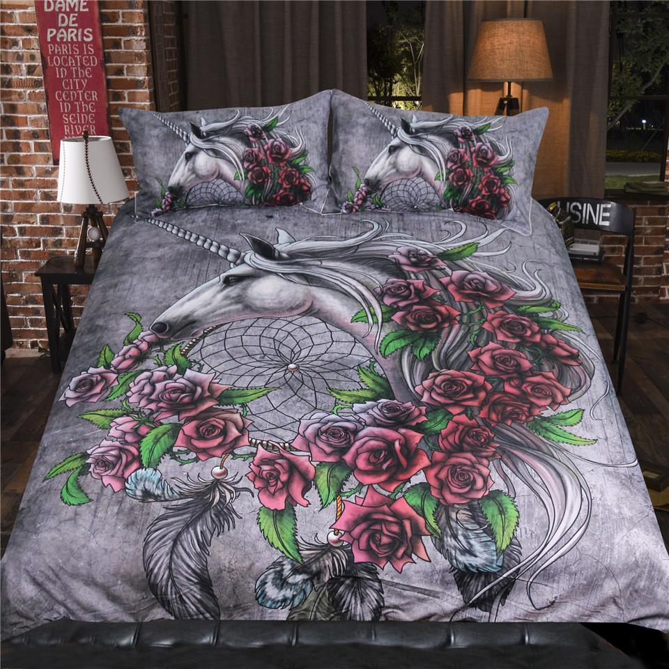 Unicorn Dreamcatcher Bedsheet Color by